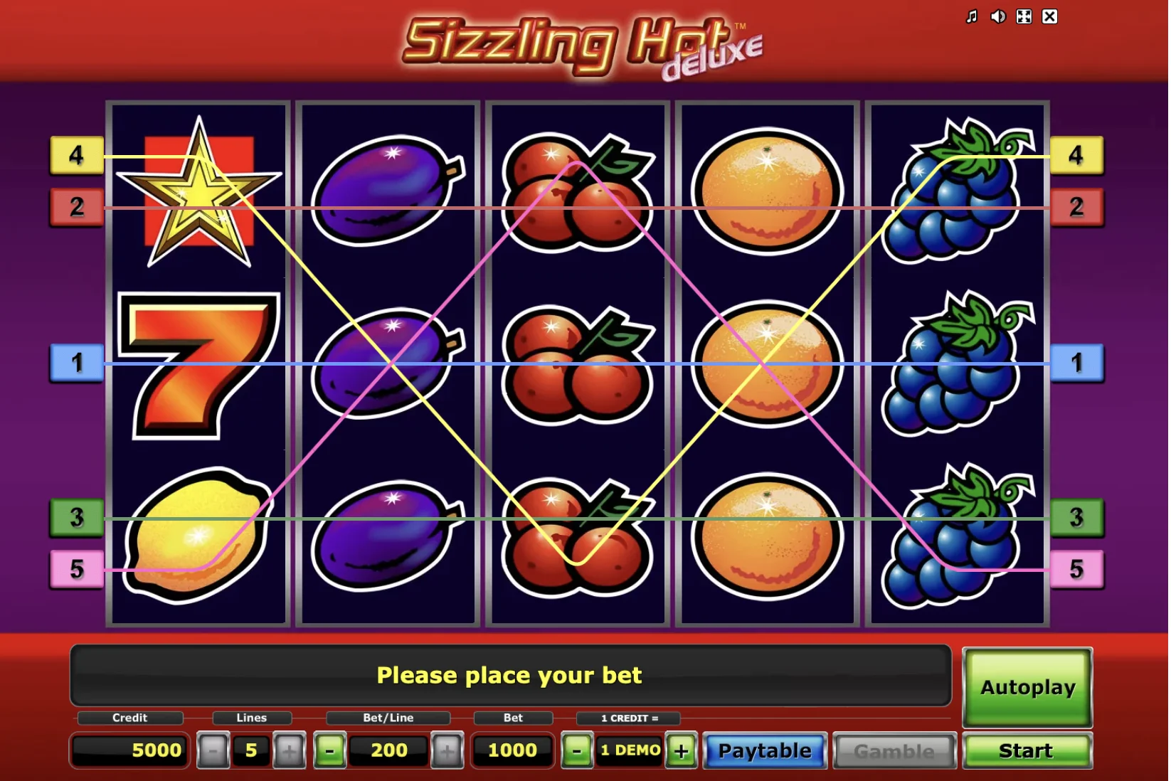 Sizzling Hot Deluxe